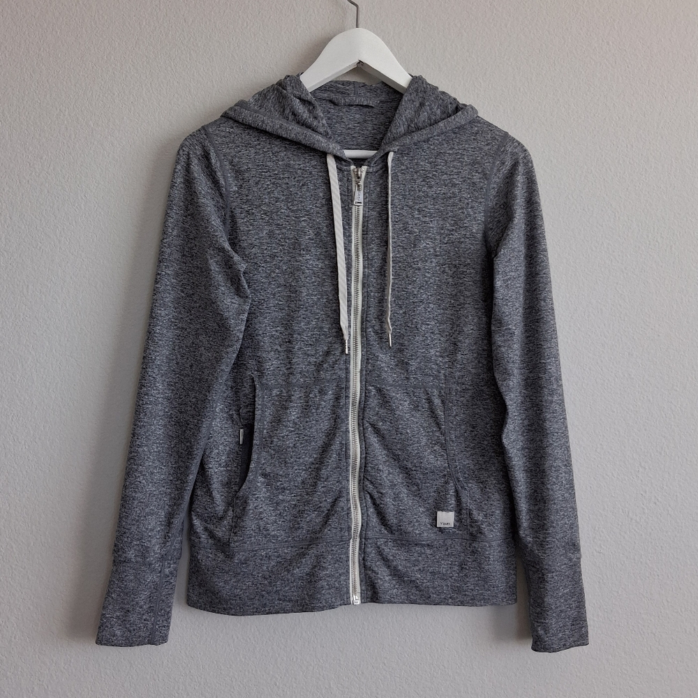 Vuori Halo Performance Hoodie Grey Heather DreamKnit - Picture 5 of 16